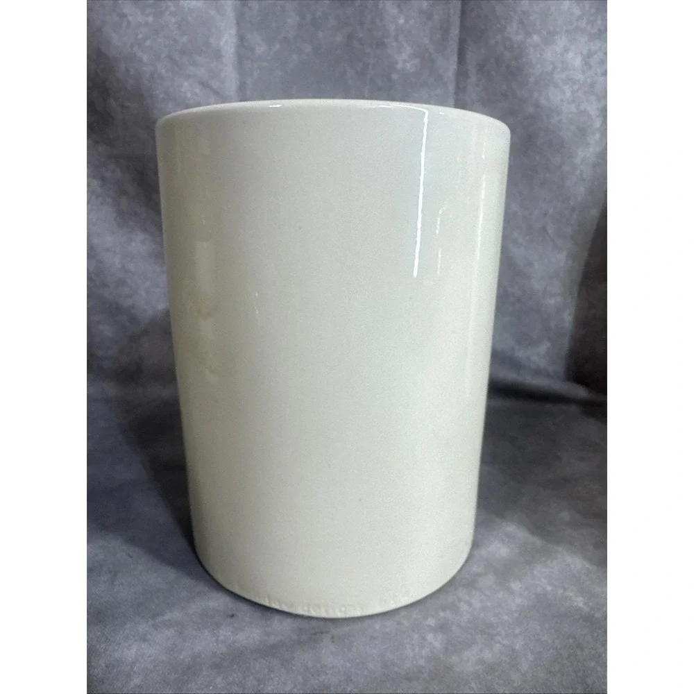 VINTAGE MCM HOLIDAY DESIGNS CERAMIC FLOUR CANISTER‎ GREEN MUSHROOM LID 13